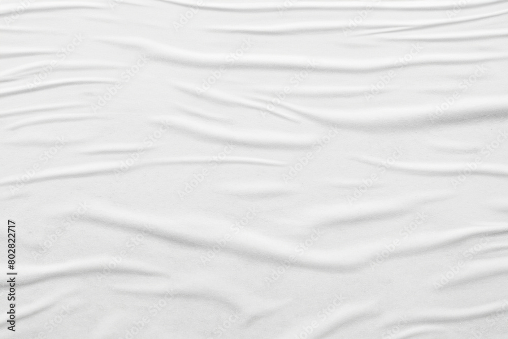 Blank White Crumpled Poster Texture, Abstract Background for Creative Concepts. Blank White Crumpled Poster Texture, Abstract Background for Creative Concepts.