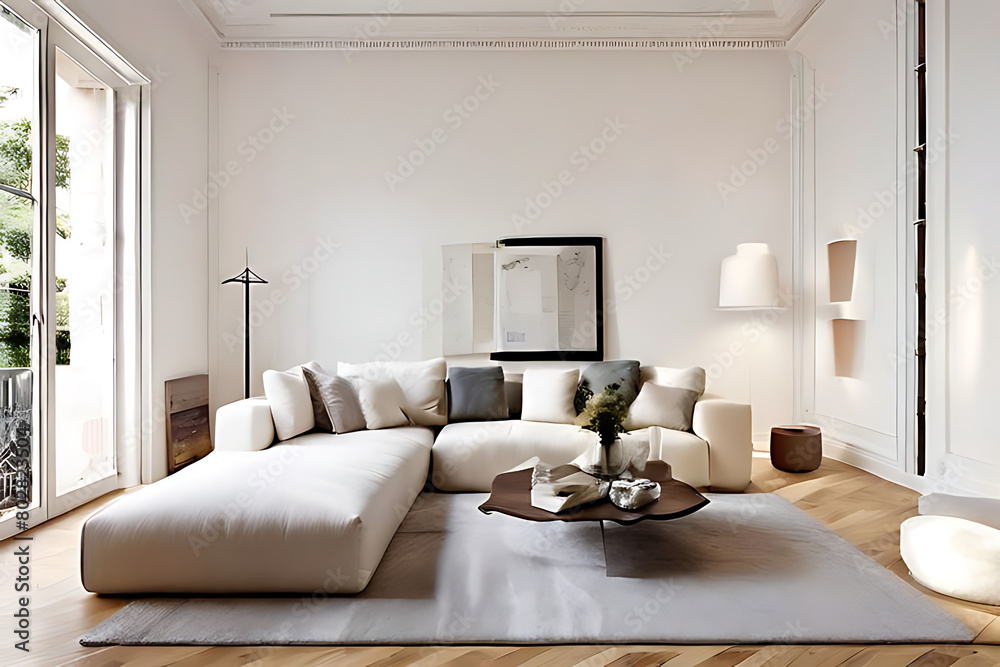 modern living room Generatve Ai modern living room Generatve Ai