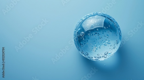 Water drops bubbles background photo