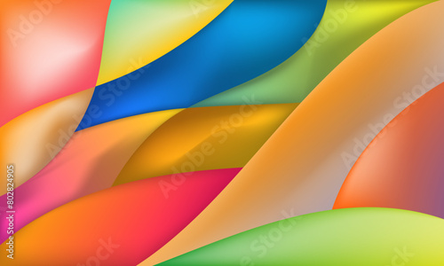 Liquid wave colorful background vector for presentation design. Suit for business, corporate, institution, party, festive, seminar, and talks.