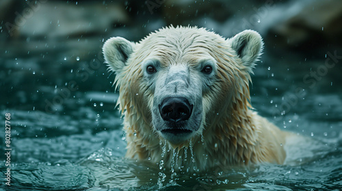 portrait of polar bear