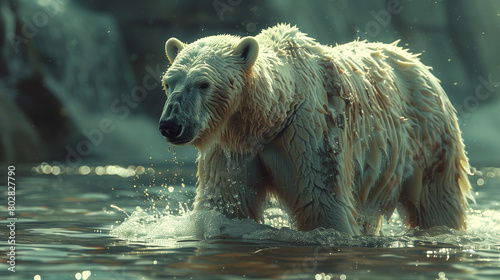 portrait of polar bear