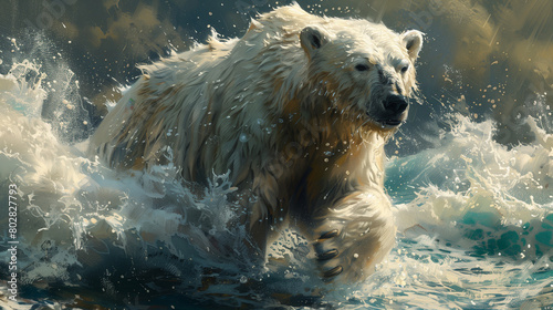 portrait of polar bear