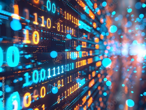 System Engineering Concepts Visualized as Binary Code and Programming Interfaces