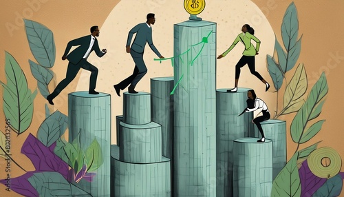 Corporate Canvas: Portraits of Ambition and Prosperity