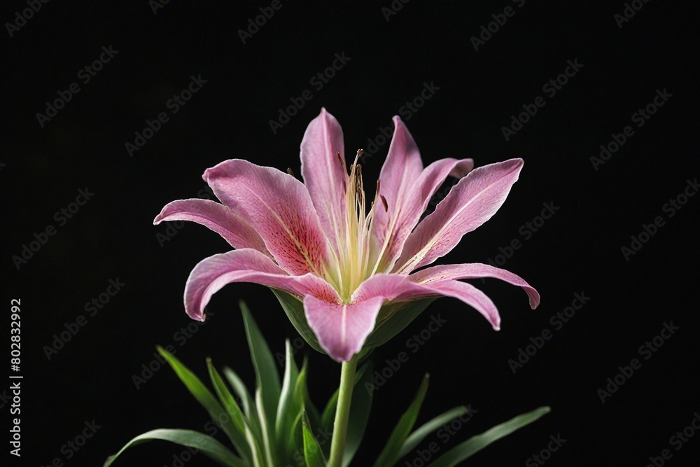 Fototapeta premium pink lily flower