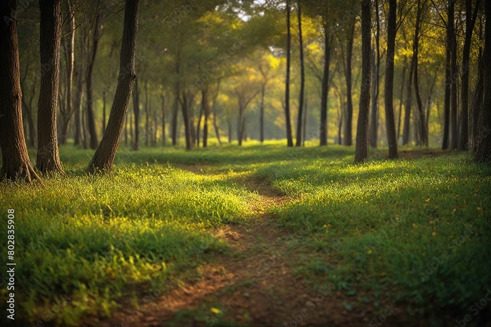 morning in the forest