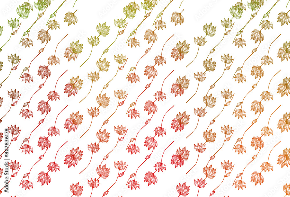 Light Green, Red vector doodle background. Light Green, Red vector doodle background.