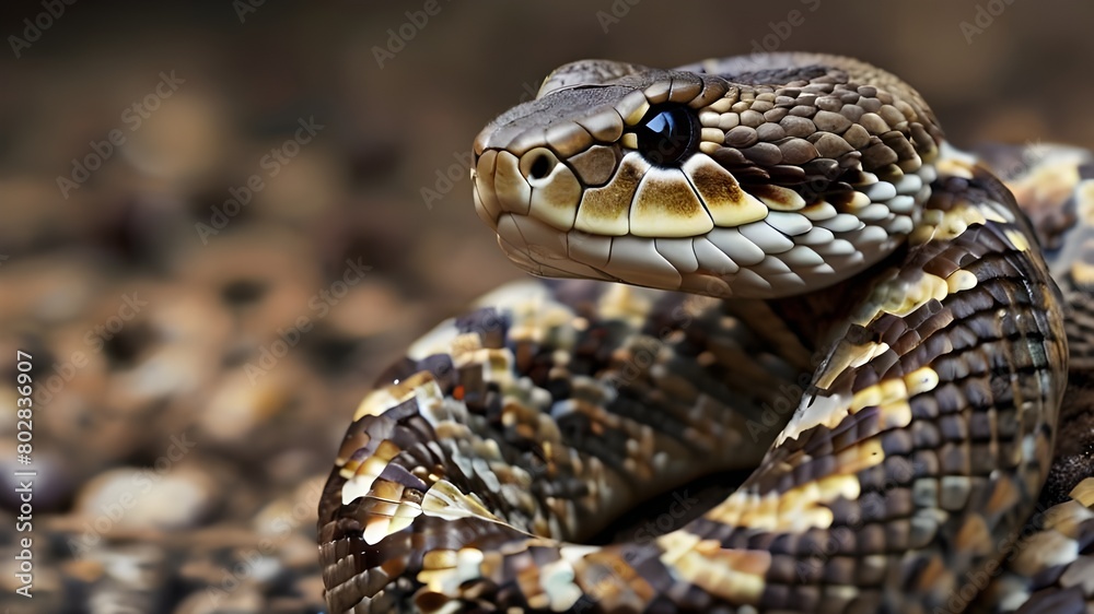 close up of a snake close up of a snake