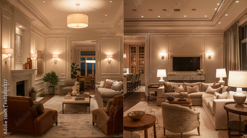Upgrade a living space with multi-layered lighting to create a cozy, versatile environment.