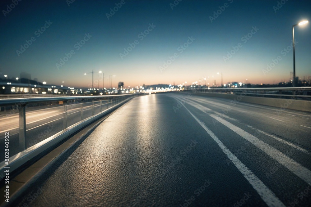 Obraz premium highway at night