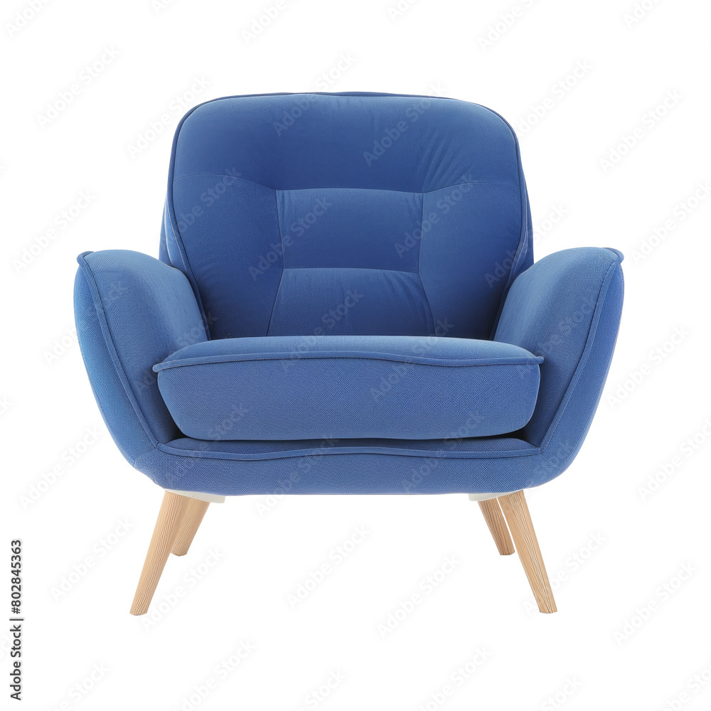 Comfortable armchair isolated on white. Interior element Comfortable armchair isolated on white. Interior element