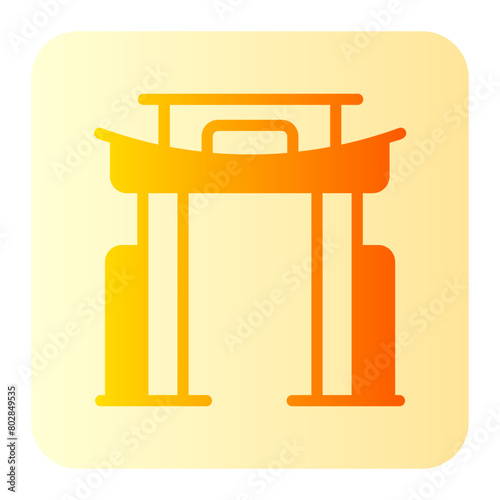gate gradient icon