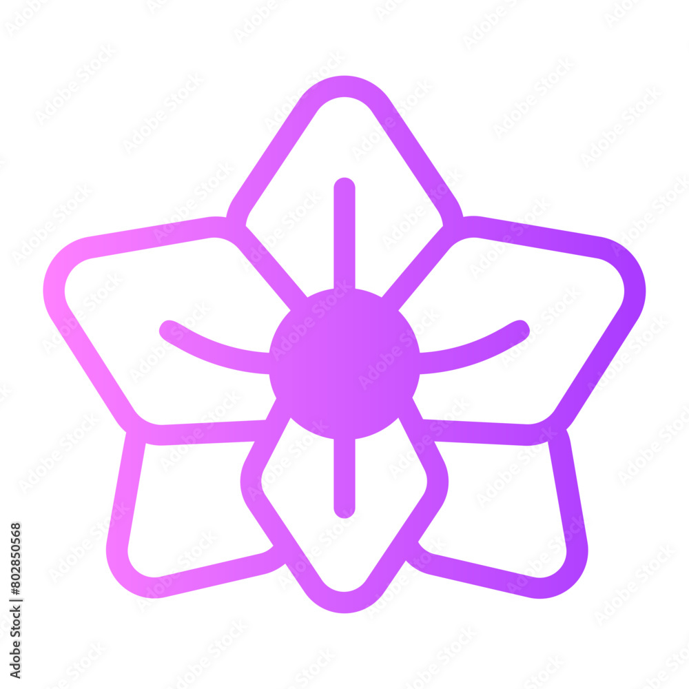 orchid gradient icon orchid gradient icon