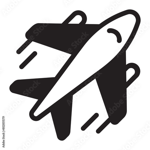airbus glyph icon