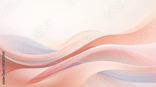 Pastel elegance abstract illustration - Generative AI. Pastel, tone, pink, blue.