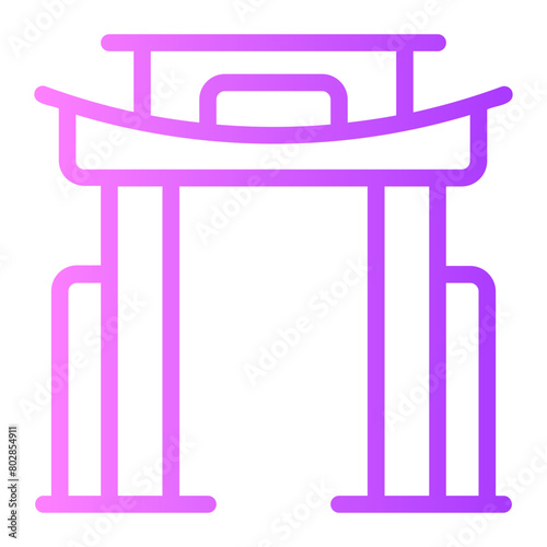 gate gradient icon