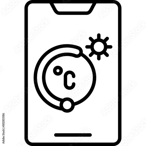 Ambient Temperature Sensor Icon