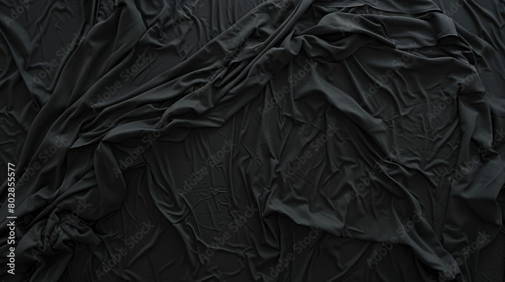 Elegant Black Fabric Texture Background Elegant Black Fabric Texture Background