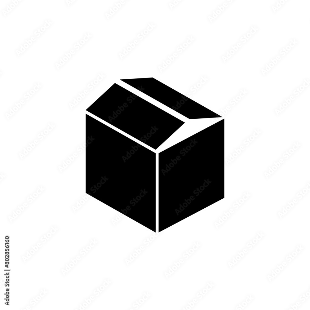 Box, Package, Parcel flat vector icon. Simple solid symbol isolated on white background. Box Package Parcel sign design template for web and mobile UI element Box, Package, Parcel flat vector icon. Simple solid symbol isolated on white background. Box Package Parcel sign design template for web and mobile UI element