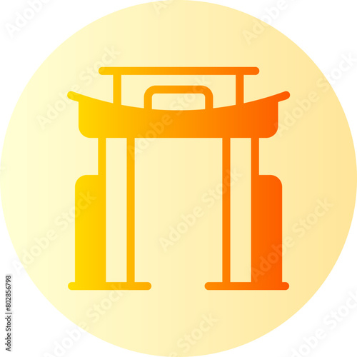 gate gradient icon