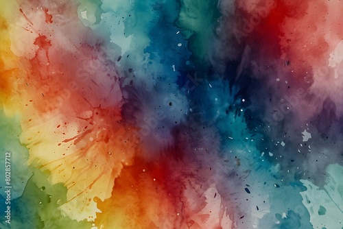 Watercolor stains abstract background,generative AI