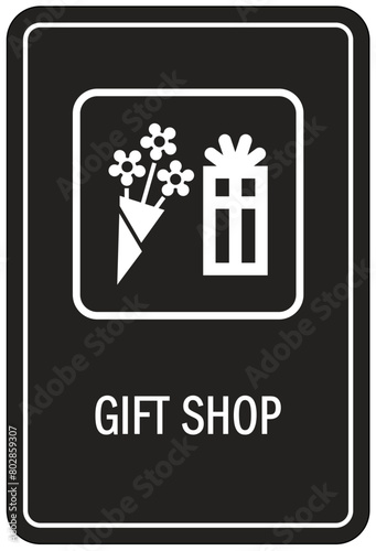 Gift shop sign