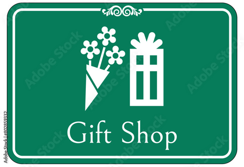 Gift shop sign