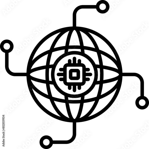 Global Technology Icon