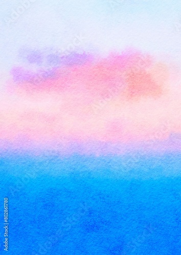 Abstract Watercolor Illustration Art