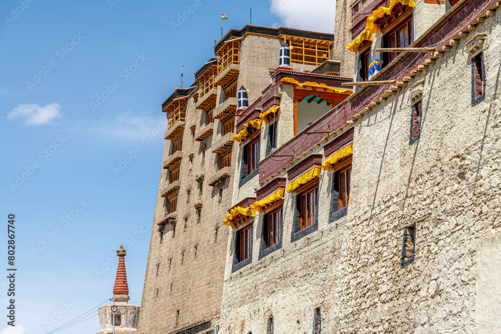 Historic Leh Palace in the Ladakh region of northern India