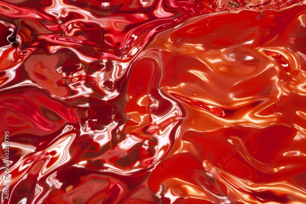 Abstract Scarlet Waves Texture - Vibrant Red Fluid Art Background Abstract Scarlet Waves Texture - Vibrant Red Fluid Art Background