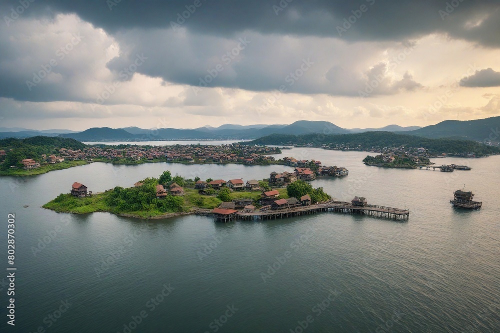 Fototapeta premium view of the bay continent