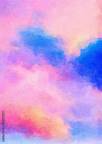 Abstract Watercolor Illustration Art