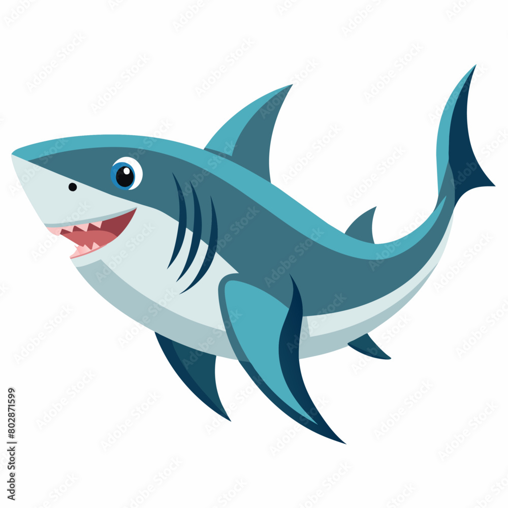 Shark vector art illustration (13) Shark vector art illustration (13)