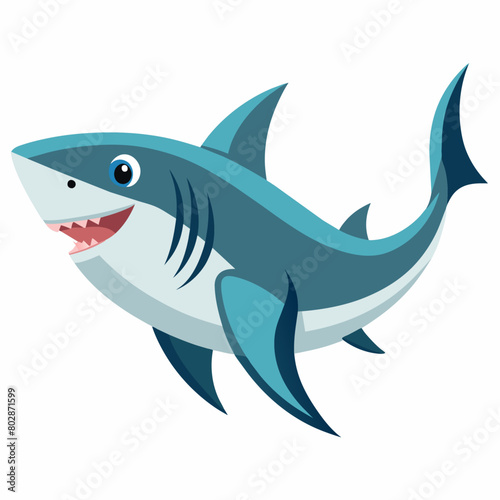 Shark vector art illustration (13)