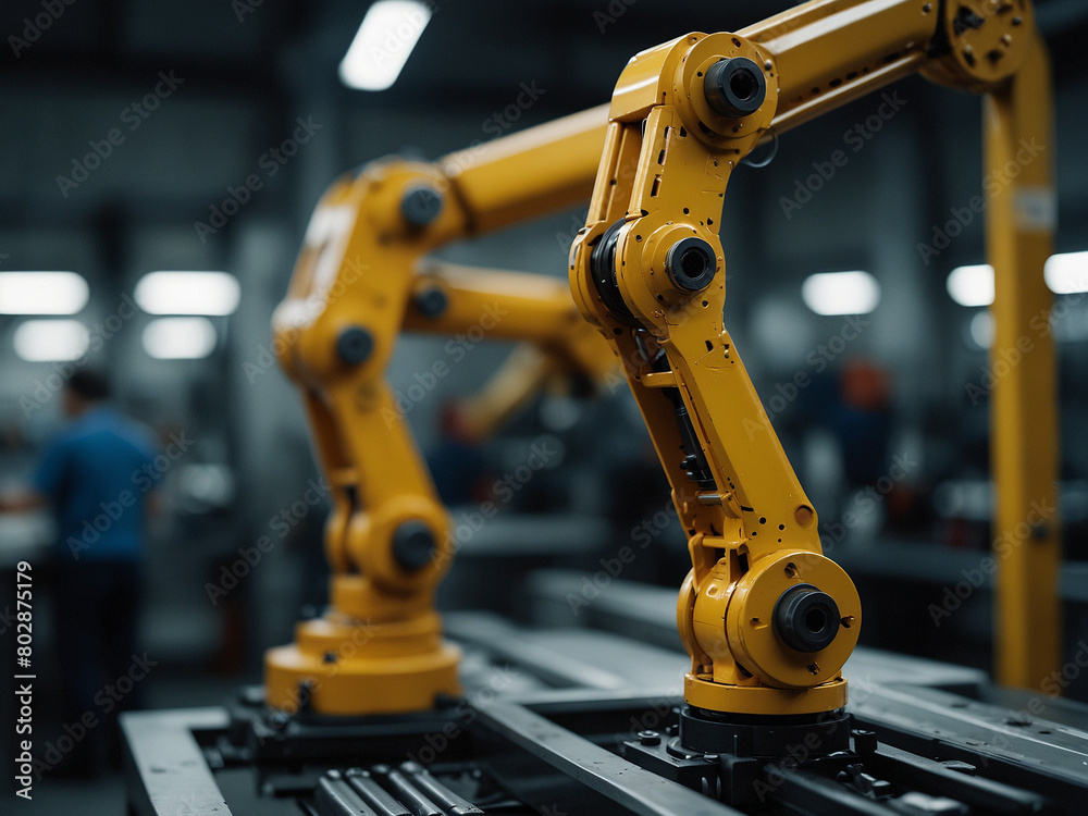 Automated Precision, The Robotic Arm in Factory Production