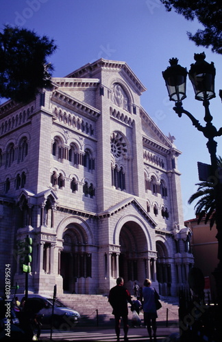 View of Saint Nicholas Cathedral of Monaco during 1990s