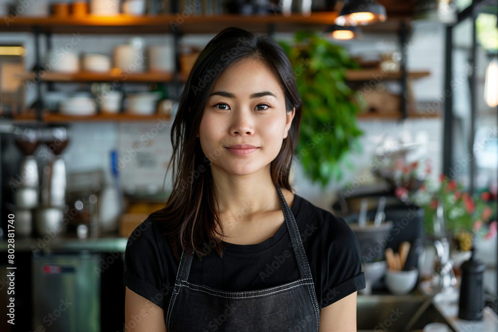 High skilled barman barista person making shaking cocktails coffee drinks in bar Generative AI picture