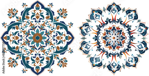 Elegance Oriental Arabic Pattern, arabesque islamic ornament decor