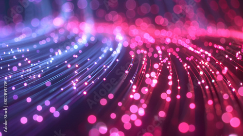 Fiber optic weave creating a unique communication network,