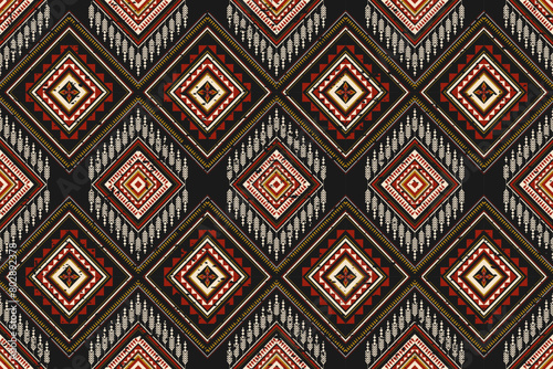 Ethnic pattern.beautiful pattern. folk embroidery,bohemian style,aztec geometric art ornament print.ethnic abstract Inkatha art.Seamless fabric.design for fabric, carpet, wallpaper, clothing