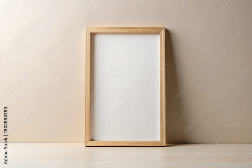 Floating Frame Mockup: A frame mockup against a neutral background, creating a modern and minimalist display option. Floating Frame Mockup: A frame mockup against a neutral background, creating a modern and minimalist display option.