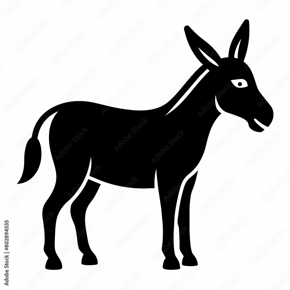 Animals Mule vector icon illustration art Animals Mule vector icon illustration art
