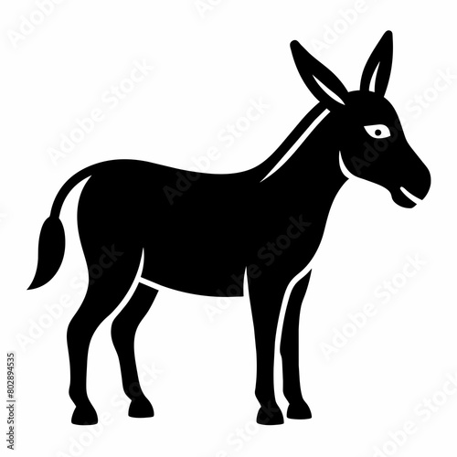 Animals Mule vector icon illustration art