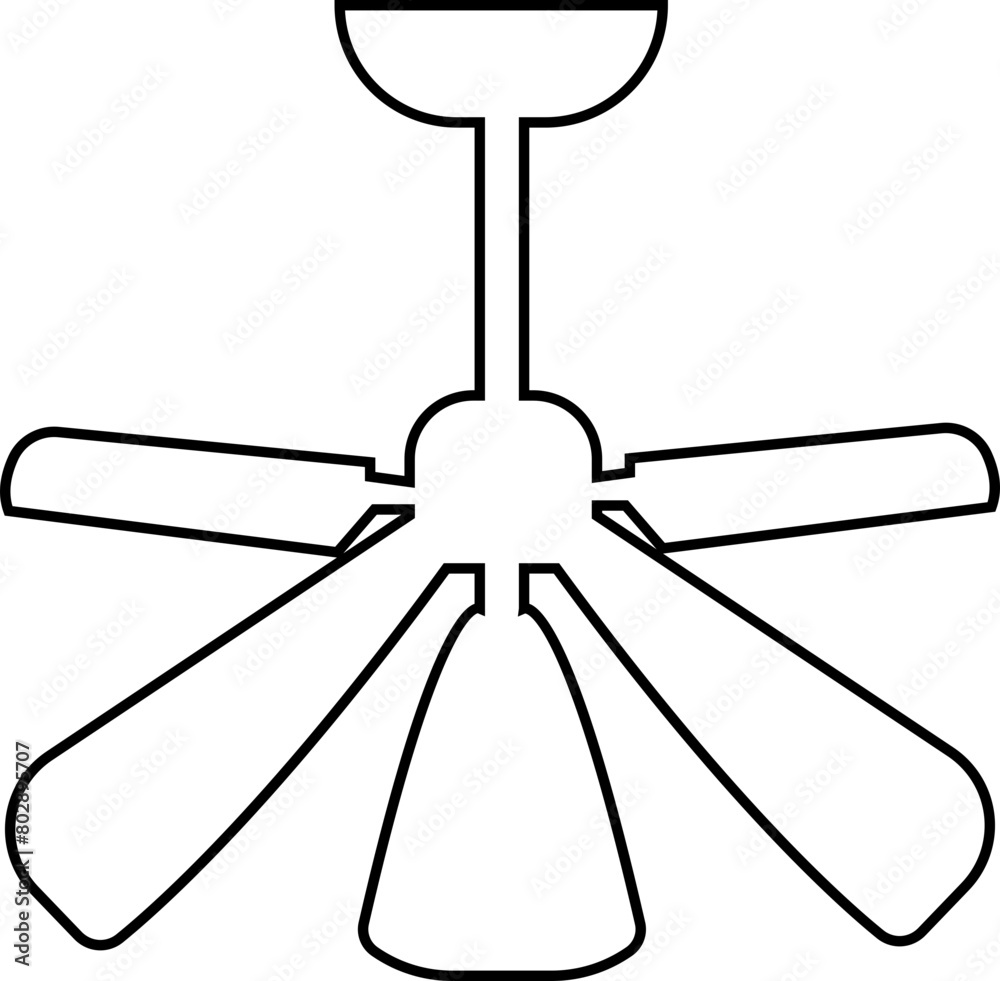 Celling fan icon in trendy line style editable stock. Air Fan vector sign. Celling fan icon clipart avatar logotype symbol to cool the room and circulate the air isolated on transparent background. Celling fan icon in trendy line style editable stock. Air Fan vector sign. Celling fan icon clipart avatar logotype symbol to cool the room and circulate the air isolated on transparent background.