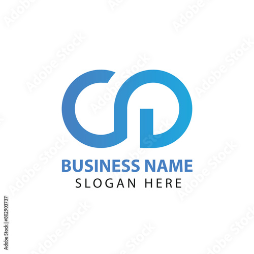 CD letter logo design