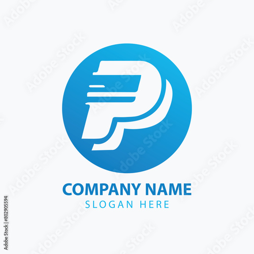 P letter logo design