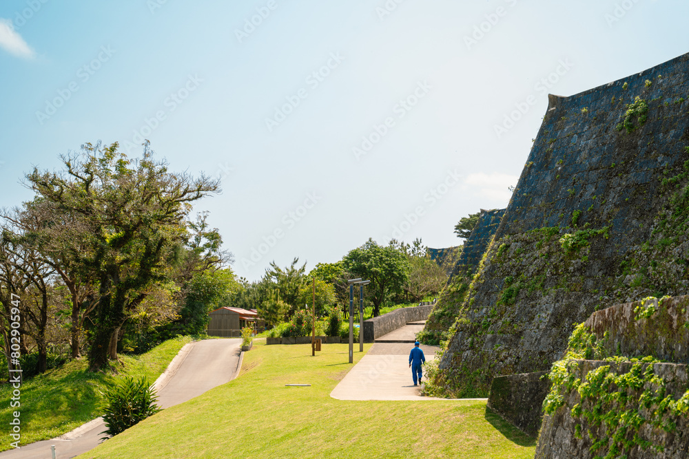 Summer of Shurijo Castle in Naha, Okinawa, Japan