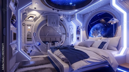 Space Explorer Spaceship Bedroom